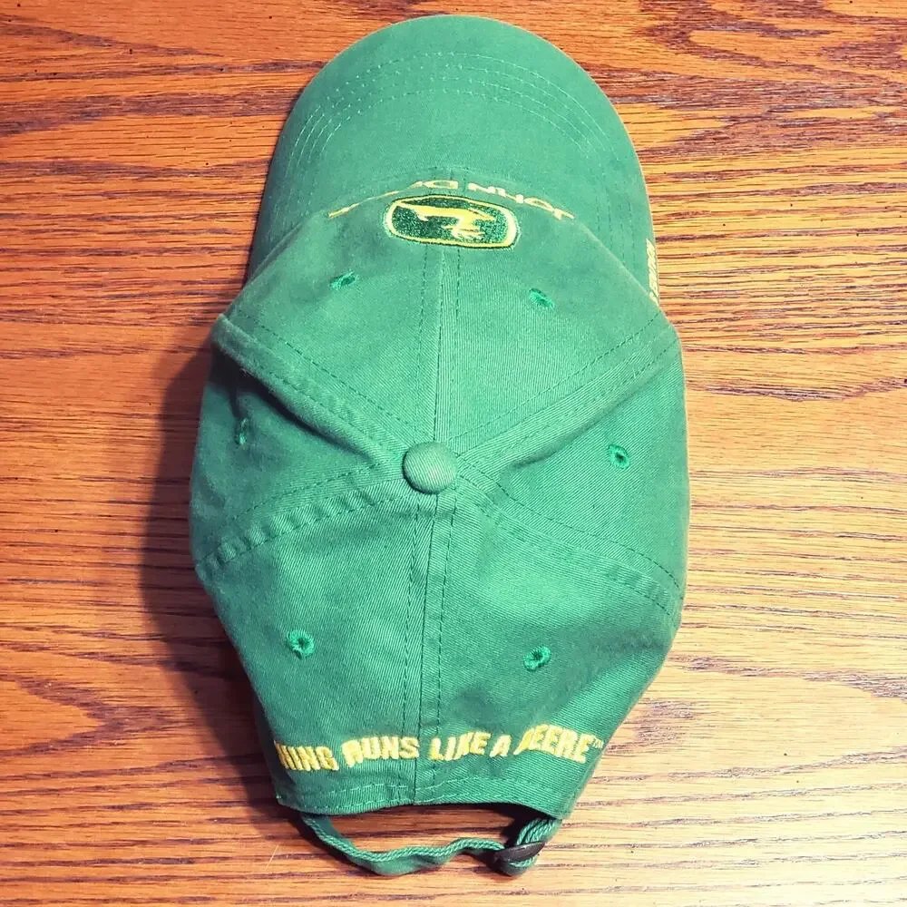 John Deere Hat Dad Cap Mens Green Yellow Curved Bill Owners Edition Adult